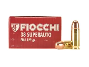 Buy Fiocchi Shooting Dynamics Ammunition 38 Super 129 Grain Full Metal Jacket Box of 50 Near Me