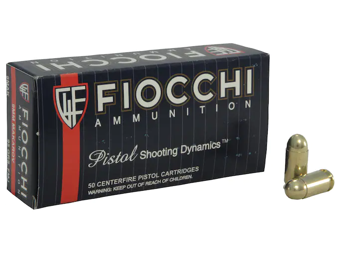 Fiocchi Shooting Dynamics Ammunition 9X18Mm (9Mm Makarov) 95 Grain Full Metal Jacket Box Of 50 188304 1
