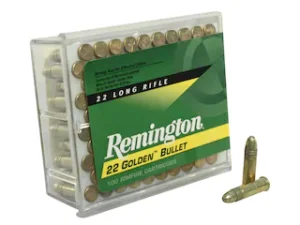 Buy Remington Golden Bullet Ammunition 22 Long Rifle 40 Grain High Velocity Plated Lead Round Nose Online