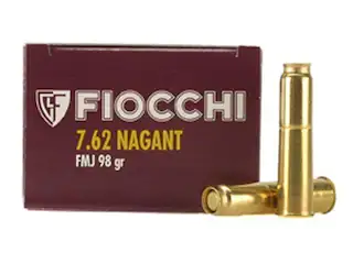 Buy Fiocchi Ammunition 7.62Mm Russian Nagant (7.62X38Mmr) 98 Grain Full Metal Jacket Box Of 50 Online