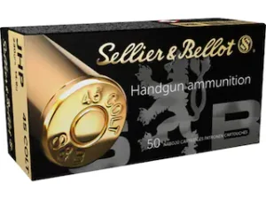 Buy Sellier & Bellot Ammunition 45 Colt (Long Colt) 230 Grain Jacketed Hollow Point Box of 50 Near Me