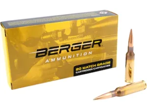Buy Berger Match Grade Ammunition 6.5 Creedmoor 153.5 Grain Hybrid Target Hollow Point Box of 20 Near Me