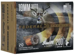 Buy Federal Premium Ammunition 10mm Auto 200 Grain Swift A-Frame Jacketed Hollow Point Box of 20