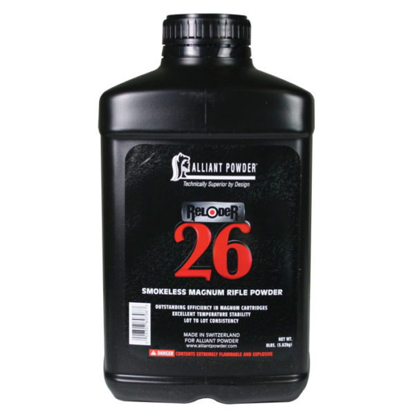 Alliant Reloder 26 Smokeless Magnum Rifle Powder (1 Lb Or 8 Lbs) 2 Alliant Reloder 26 Smokeless Magnum Rifle Powder (1 Lb Or 8 Lbs) For Sale