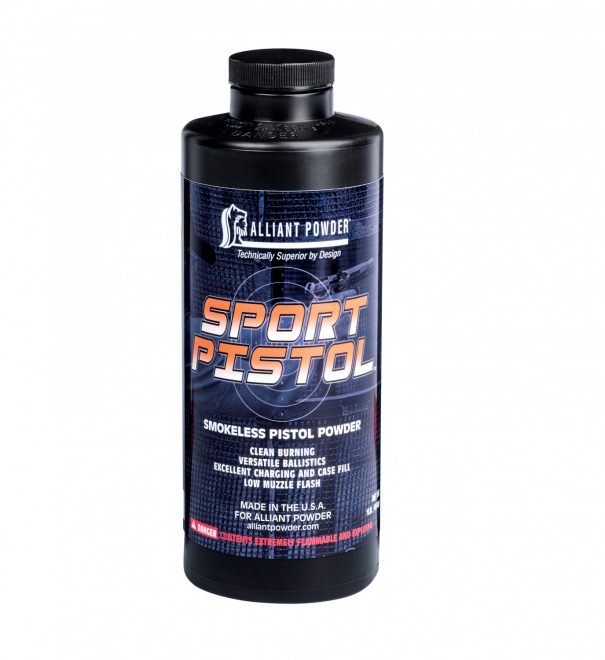 Alliant Sport Pistol Smokeless Powder (1 Lb, 4 Lbs Or 8 Lbs) For Sale