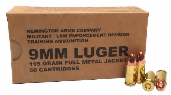 9Mm 9×19 Ammo 115Gr Fmj Remington Military Le Training (B9Mm3) 500 Round Case Buy 9Mm 9×19 Ammo 115Gr Fmj Remington Military Le Training B9Mm3 500 Round Case Online
