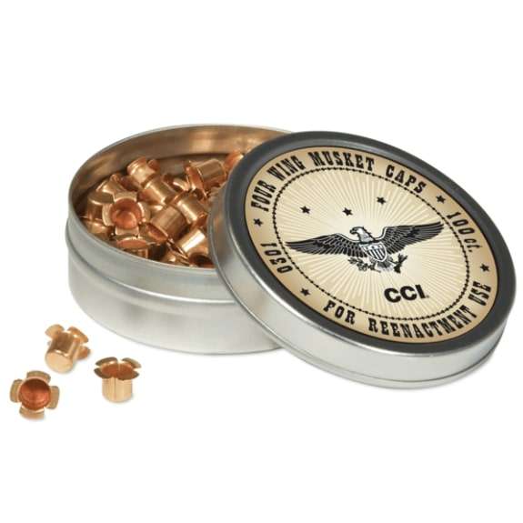 Cci U.s. Musket Caps 4-Wing