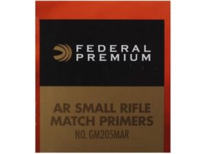 Buy Federal Premium Gold Medal AR Match Grade Small Rifle Primers #GM205MAR