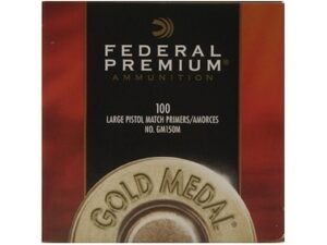Buy Federal Premium Gold Medal Large Pistol Match Primers #150M Box of 1000 (10 Trays of 100)