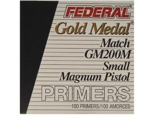 Buy Federal Premium Gold Medal Small Pistol Magnum Match Primers #200M