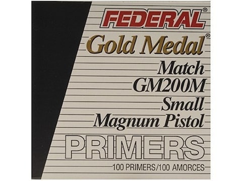 Buy Federal Premium Gold Medal Small Pistol Magnum Match Primers #200M
