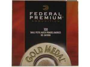 Buy Federal Premium Gold Medal Small Pistol Match Primers #100M