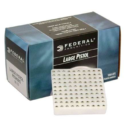 Federal Primers, Large Pistol, (1000) Buy Federal Primers Large Pistol 1000 Online Now