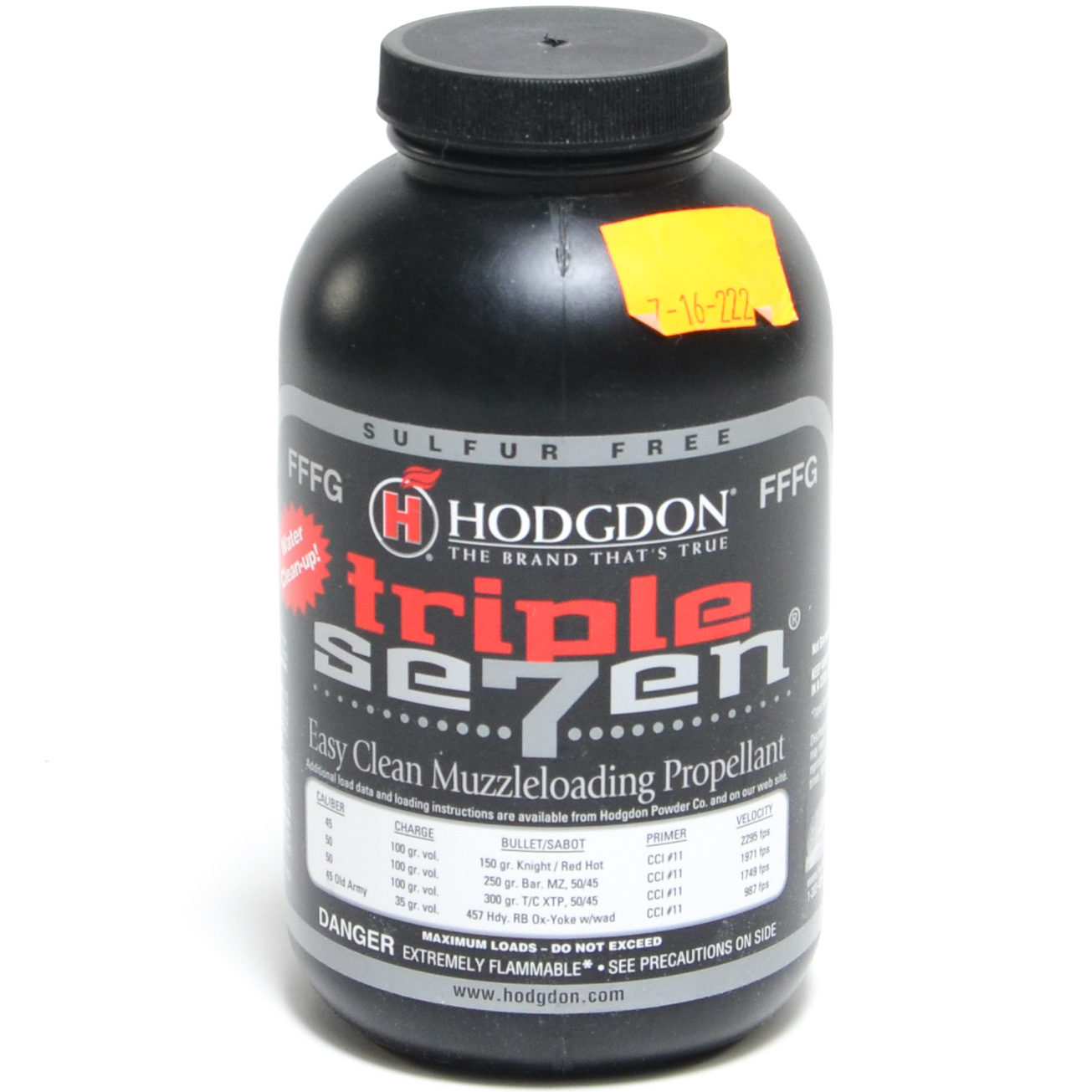 Hodgdon Triple Seven T73 (Fffg) Muzzleloading Powder (1 Lb Container) 1 Buy Hodgdon Triple Seven T73 (Fffg) Muzzleloading Powder (1 Lb Container) In Stock