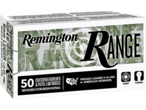 Remington 28564 T9MM3 9mm Luger/ Parabellum 115 FMJ Range Ammo - Brass, Boxer, N/C - 500 Round Case