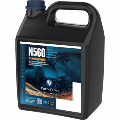 Vihtavuori Smokeless Powder N560 (1 Lb Or 8 Lb) 1 Buy Vihtavuori Smokeless Powder N560 (1 Lb Or 8 Lb) In Stock