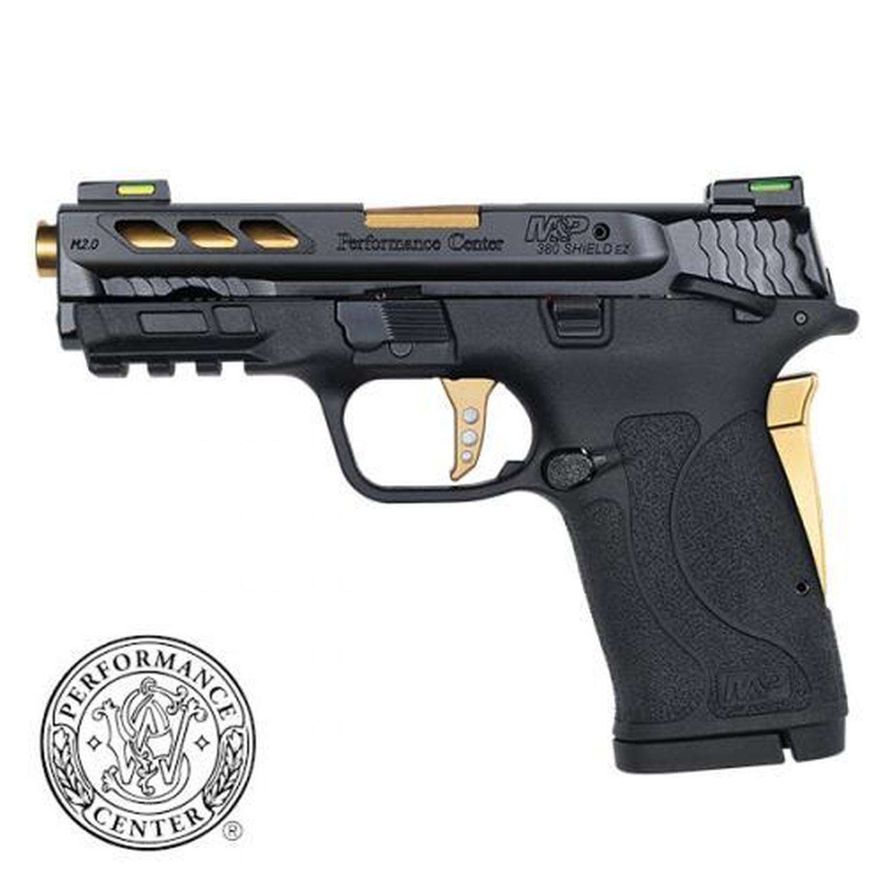 Smith &Amp; Wesson M&Amp;P 380 Shield Ez M2.0 Performance Center 380 Acp 3.8&Quot; Gold Ported Barrel 022188879179 32134.1575707675 1 1