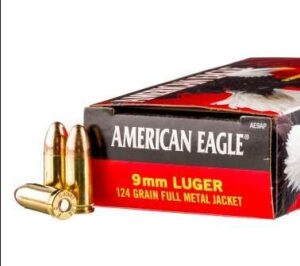 1000 Rounds of 124gr FMJ 9mm Ammo by Federal