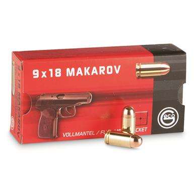 Geco 9X18Mm Makarov Fmj 95 Grain 50 Rounds 293841 Ts 1