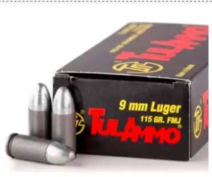 50 Rounds of 115gr FMJ 9mm Ammo by Tula