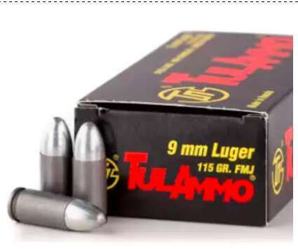 50 Rounds Of 115Gr Fmj 9Mm Ammo By Tula 50 Rounds Of 115Gr Fmj 9Mm Ammo By Tula