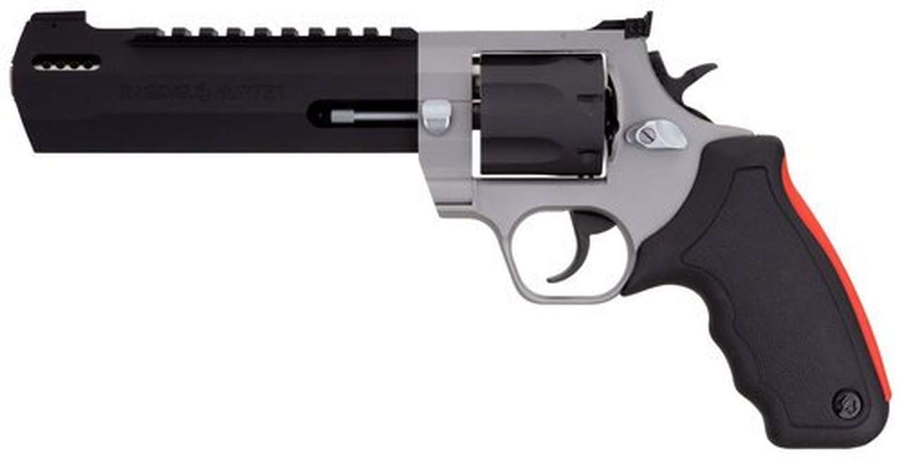 Taurus Raging Hunter Revolver 454 Casull, 6.75&Quot; Barrel, Rubber Cushion Insert Grip, Stainless, 5Rd 725327617655 85253.1575707341 1