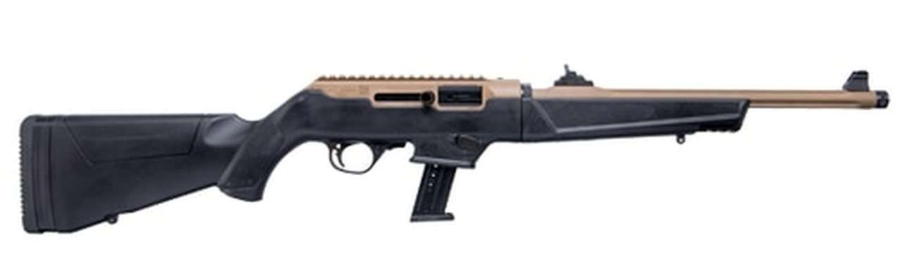 Ruger Pc Carbine Flat Dark Earth 9Mm Take Down, 16&Quot; Barrel, Ruger &Amp; Glock Mag Adapter, 17Rd Mag