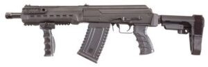 Kalashnikov Komard AK-Pattern, 12 Ga 3", 12.5" Barrel, OAL 31.5", Black, SBA3 Brace, CAA Pistol and Forward Grip, 5rd Mags