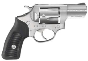 Ruger SP101 38 Special 2.25" 5" Rubber Grip Satin Fixed Sights SS