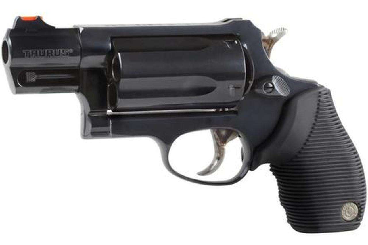 Taurus Judge Tracker Public Defender 410/45Lc 2.5&Quot; 5Rd Ribber Grip Bl Eeee 1