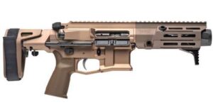 Maxim PDX AR-15 Pistol 7.62x39, 5.5" Barrel, Hate Brake, Flat Dark Earth Finish, PDW Brace, 20rd Mag