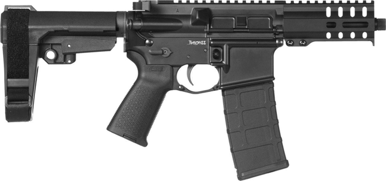 Cmmg Banshee 300 Mk4 9Mm, 5&Quot; Barrel, Black, Magpul Moe, 6 Position Ripbrace, 30Rd Tt 1