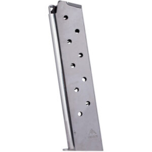Mec-Gar 1911 .45 ACP 10 round extended nickel finish MGCG4510N